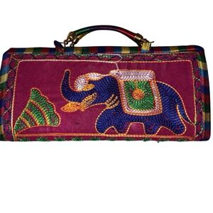 Handmade Embraided Mobile, Currency Accessory bag Glasses Markers Zipper Pouch